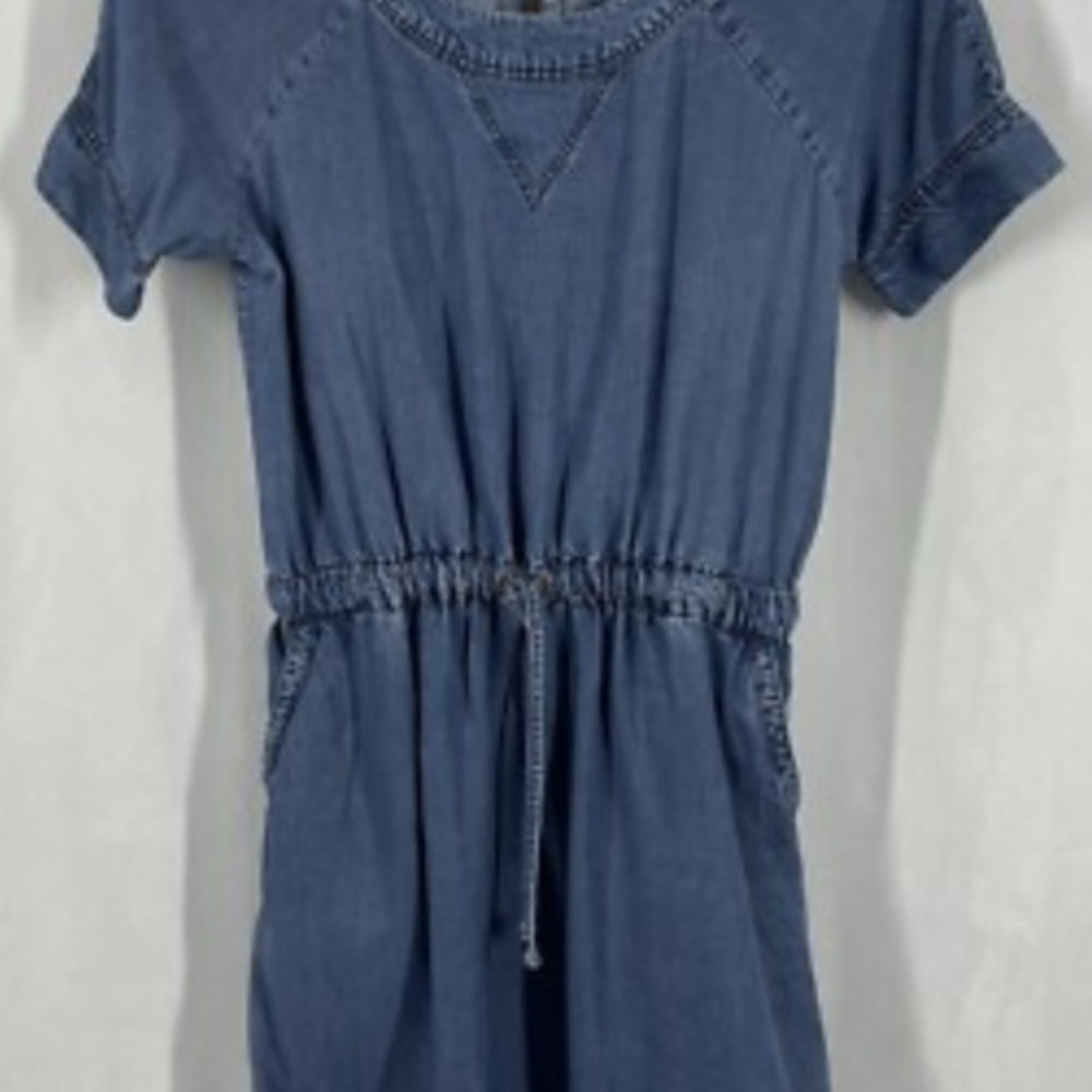 J. Crew Light Blue Denim Shift Dress